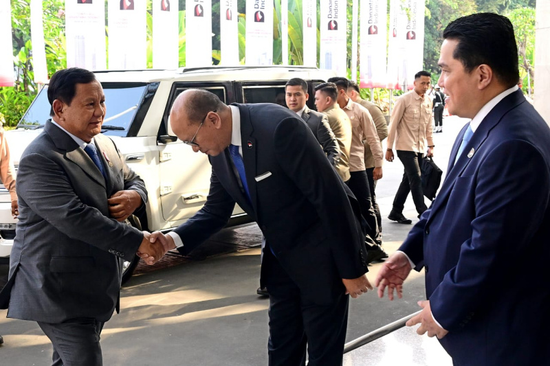 Presiden Prabowo Subianto hadiri Danantara Indonesia Town Hall di JCC (Ashar/Foto:Muchlis Setpress/Sinpo.id)