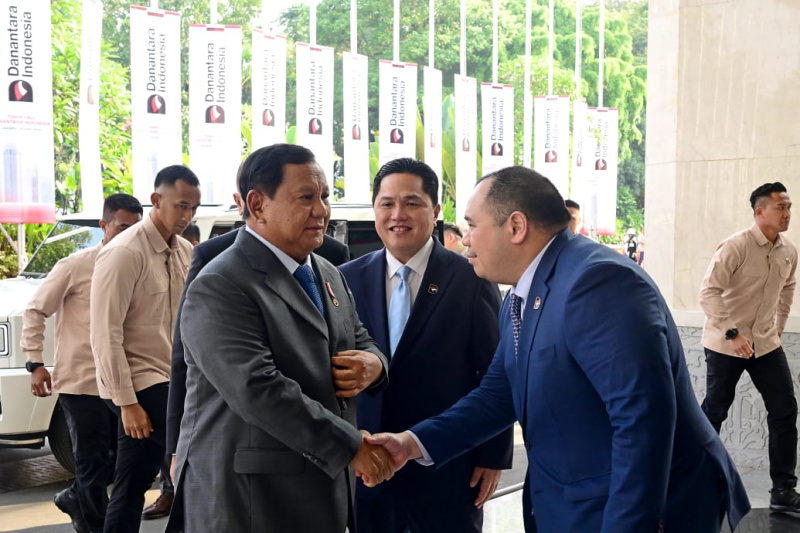 Presiden Prabowo Subianto hadiri Danantara Indonesia Town Hall di JCC (Ashar/Foto:Muchlis Setpress/Sinpo.id)