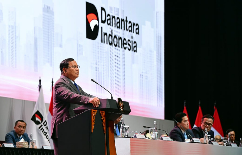 Presiden Prabowo Subianto hadiri Danantara Indonesia Town Hall di JCC (Ashar/Foto:Muchlis Setpress/Sinpo.id)