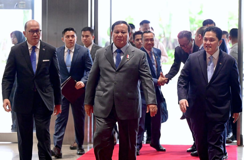 Presiden Prabowo Subianto hadiri Danantara Indonesia Town Hall di JCC (Ashar/Foto:Muchlis Setpress/Sinpo.id)