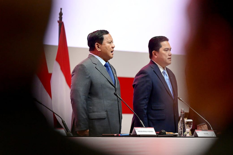Presiden Prabowo Subianto hadiri Danantara Indonesia Town Hall di JCC (Ashar/Foto:Muchlis Setpress/Sinpo.id)
