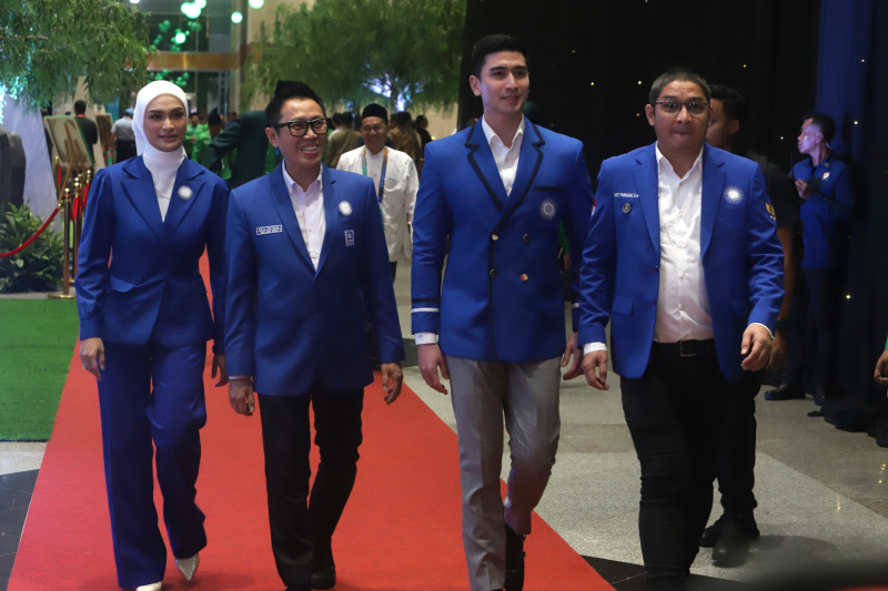 Presiden Prabowo Subianto hadiri Harlah PKB ke-27 di JCC (Ashar/SinPo.id)