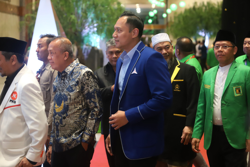 Presiden Prabowo Subianto hadiri Harlah PKB ke-27 di JCC (Ashar/SinPo.id)