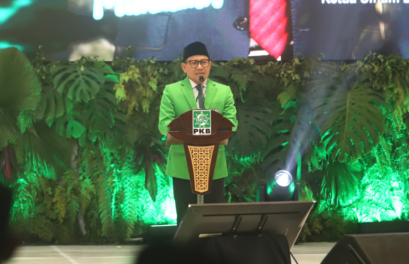 Presiden Prabowo Subianto hadiri Harlah PKB ke-27 di JCC (Ashar/SinPo.id)