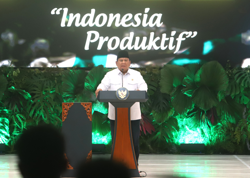 Presiden Prabowo Subianto hadiri Harlah PKB ke-27 di JCC (Ashar/SinPo.id)