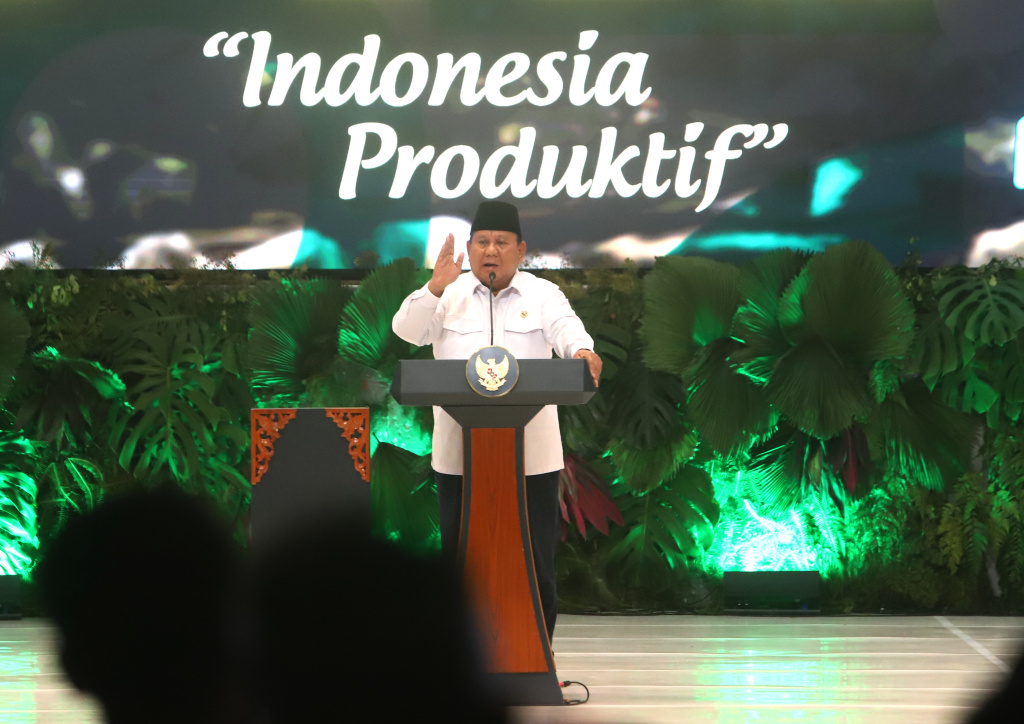 Presiden Prabowo Subianto hadiri Harlah PKB ke-27 di JCC (Ashar/SinPo.id)