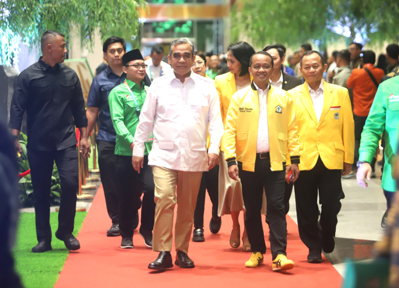 Presiden Prabowo Subianto hadiri Harlah PKB ke-27 di JCC (Ashar/SinPo.id)