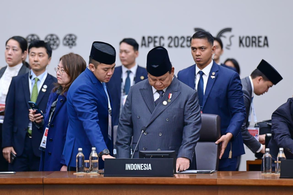 Presiden Prabowo Subianto menghadiri KTT APEC di Korsel (Ashar/Foto: BiroSetpres/SinPo.id)