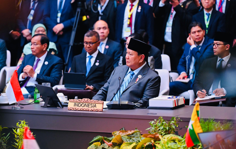 Presiden Prabowo Subianto menghadiri KTT ASEAN ke-46 di Kuala Lumpur, Malaysia (Ashar/Foto-Cahyo-BiroPers/SinPo.id)