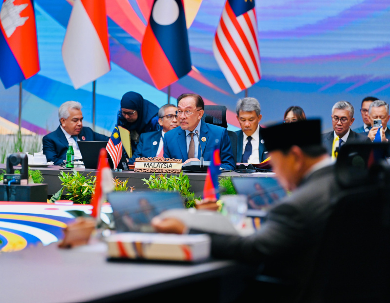 Presiden Prabowo Subianto menghadiri KTT ASEAN ke-46 di Kuala Lumpur, Malaysia (Ashar/Foto-Cahyo-BiroPers/SinPo.id)