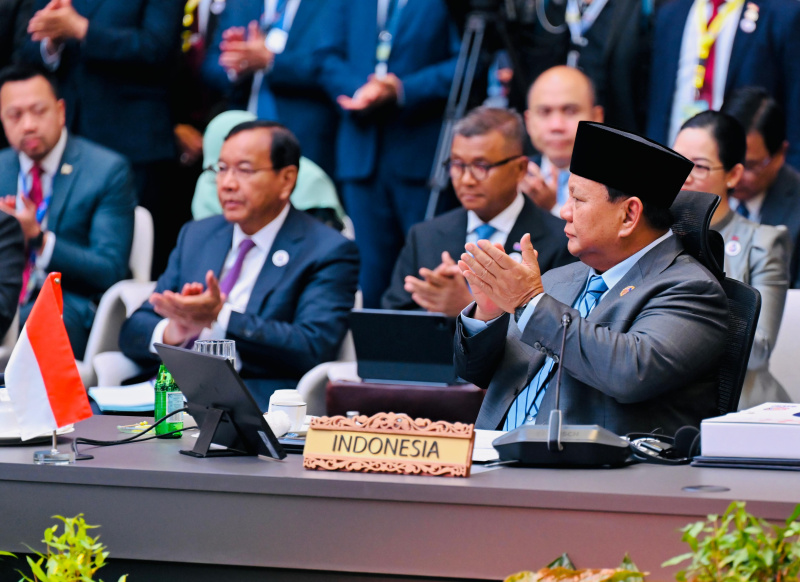 Presiden Prabowo Subianto menghadiri KTT ASEAN ke-46 di Kuala Lumpur, Malaysia (Ashar/Foto-Cahyo-BiroPers/SinPo.id)