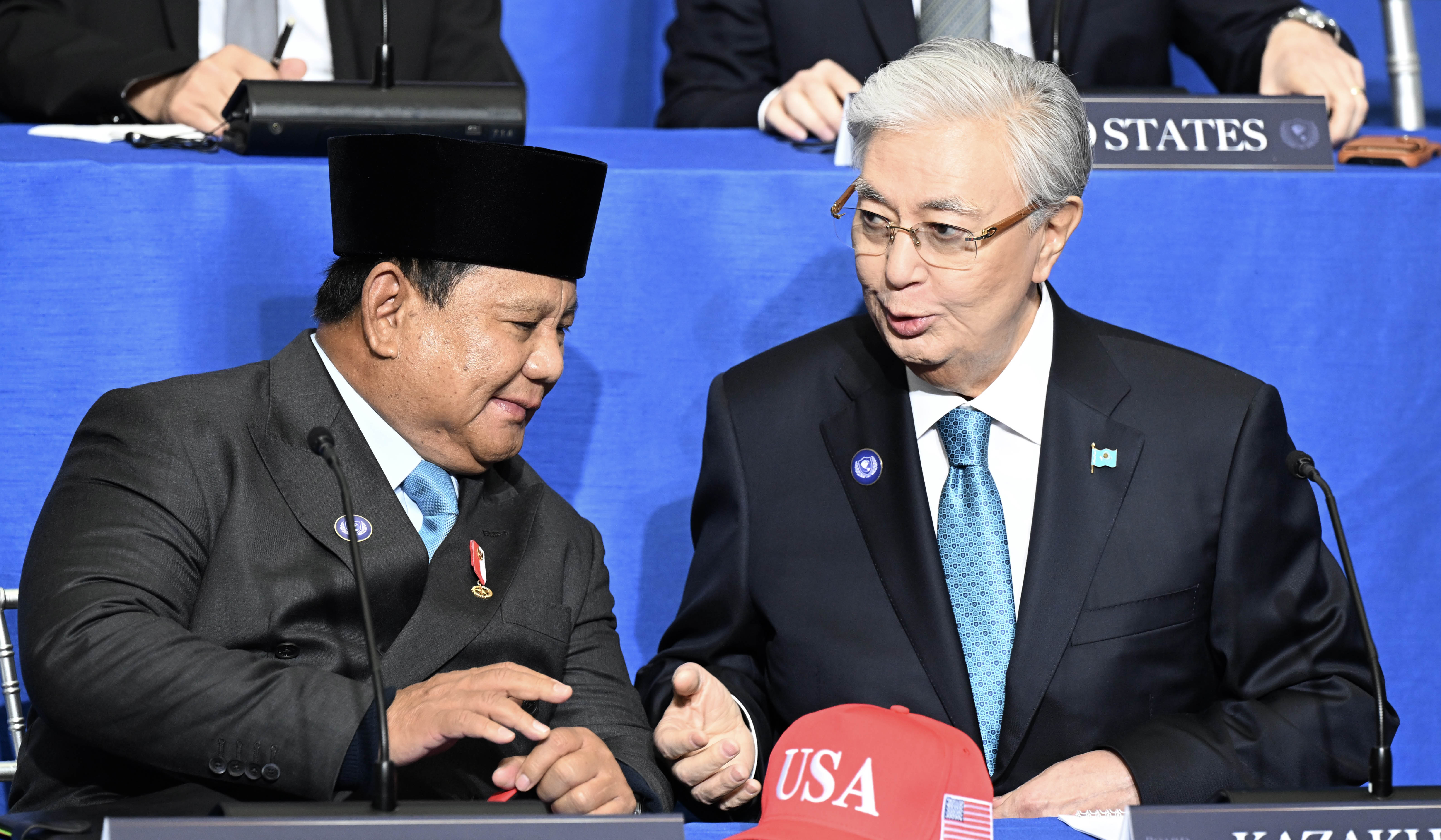 Prabowo hadiri KTT Dewan Perdamaian. (Agus Priatna/SinPo.id/BPMI Setpres)