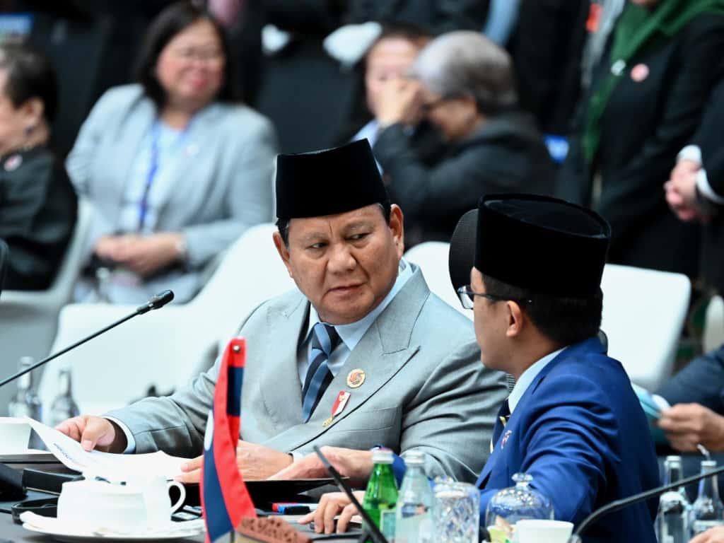 Presiden Prabowo menghadiri sesi pleno KTT ke-47 ASEAN di Malaysia (Ashar/Foto: BiroSetpres/SinPo.id)