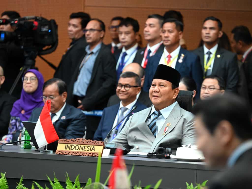 Presiden Prabowo menghadiri sesi pleno KTT ke-47 ASEAN di Malaysia (Ashar/Foto: BiroSetpres/SinPo.id)
