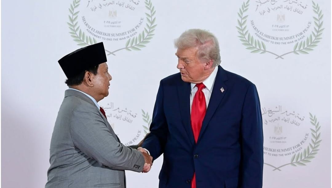 Presiden Prabowo Subianto menghadiri KTT Perdamaian Sharm El-Sheikh 2025 di Mesir (Ashar/Foto: BiroSetpres/SinPo.id)