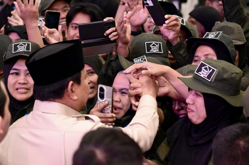 Presiden Prabowo Subianto menghadiri pembekalan guru dan Kepala Sekolah rakyat (Ashar/Foto: BiroSetpres/SinPo.id)