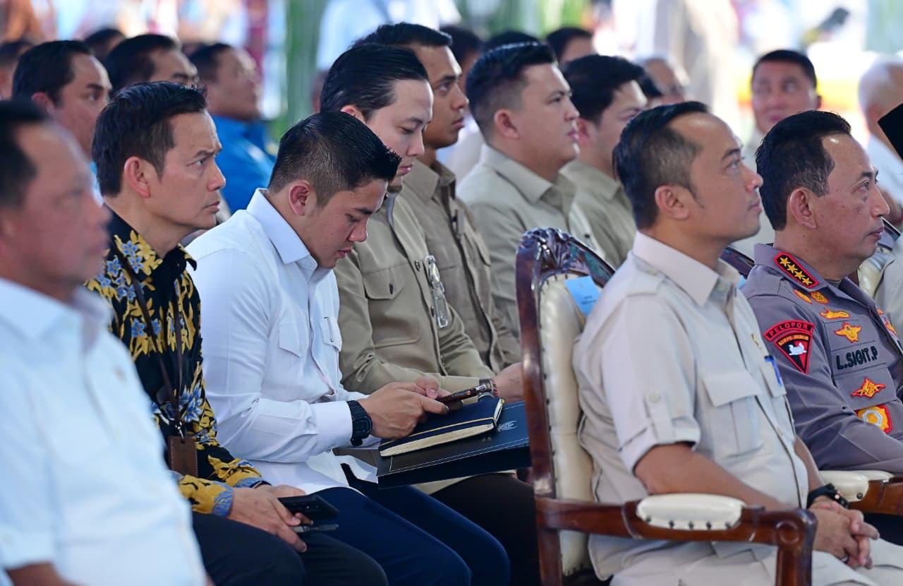 Presiden Prabowo Subianto hadiri pemusnahan barang bukti narkoba seberat 214,84 ton dalam periode satu tahun pemerintahan (Ashar/Foto: BiroSetpres/SinPo.id)