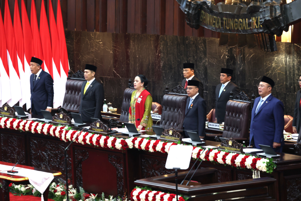 Presiden Prabowo mengikuti Rapat Paripurna ke-I penyampaian RAPBN 2026 (Ashar/SinPo.id)