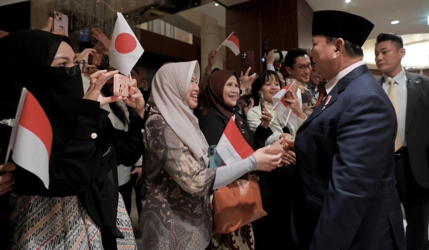 Presiden Prabowo lakukan kunjungan ke Jepang. (SinPo.id/BPMI Setpres)