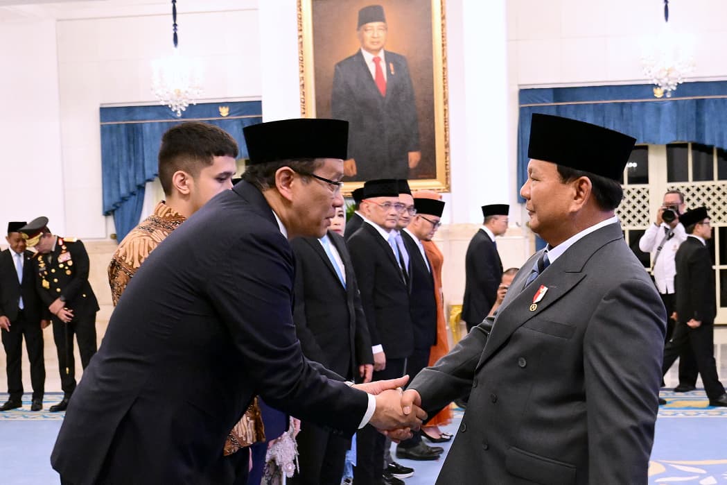 Presiden Prabowo melakukan reshuffle Menteri dan Wakil Menteri (Ashar/Foto:BiroSetpres/SinPo.id)