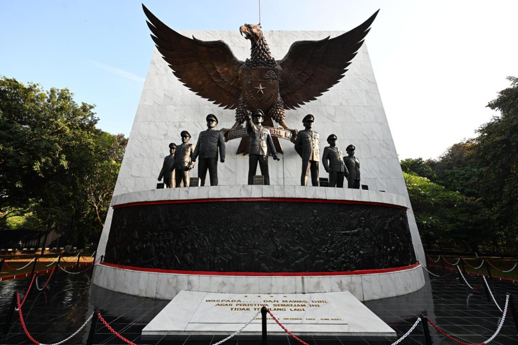 Presiden Prabowo Pimpin Upacara Hari Kesaktian Pancasila di Monumen Kesaktian Pancasila, Lubang Buaya (Ashar/Foto: BiroSetpres/SinPo.id)
