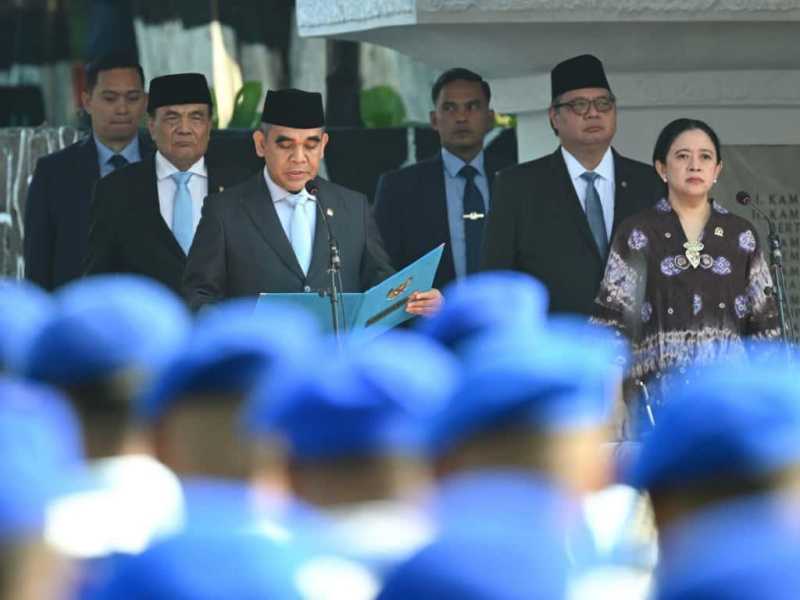 Presiden Prabowo Pimpin Upacara Hari Kesaktian Pancasila di Monumen Kesaktian Pancasila, Lubang Buaya (Ashar/Foto: BiroSetpres/SinPo.id)