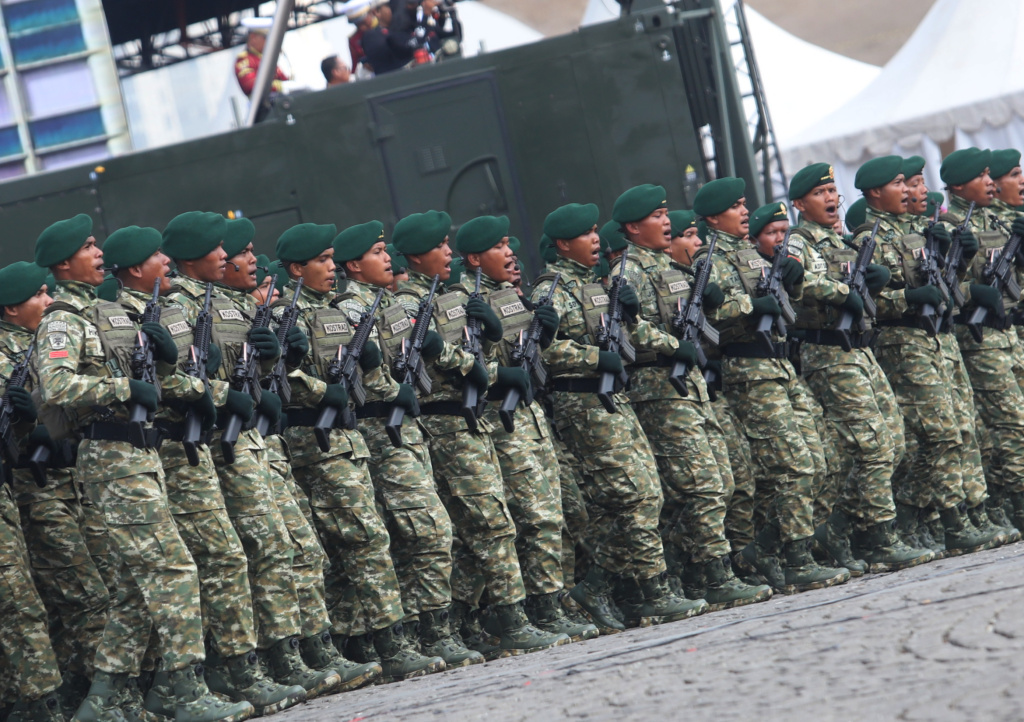 Ilustrasi. Upacara HUT ke-80 TNI di Monas (Ashar/SinPo.id)