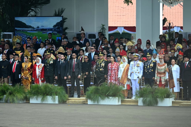 Presiden Prabowo Pimpin Upacara Kemerdekaan HUT ke-80 RI di Istana Merdeka (Ashar/Foto: BiroSetpres/SinPo.id)