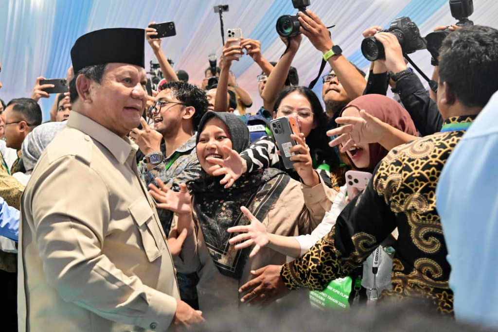 Presiden Prabowo Hadiri akad masal rumah KPR sebanyak 50.030 unit (Ashar/Foto: BiroSetpres/SinPo.id)
