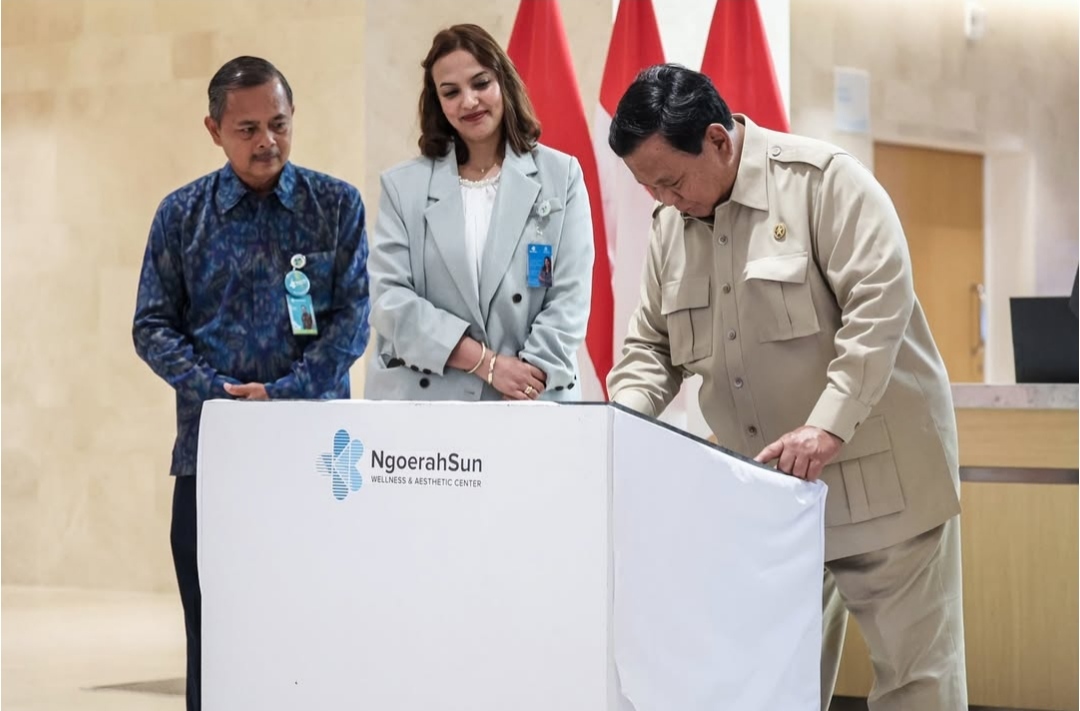 Presiden Prabowo resmikan KEK Sanur Bali menjadi destinasi pariwisata berbasis kesehatan (Ashar/Foto:TimMediaPrabowo/SinPo.id)