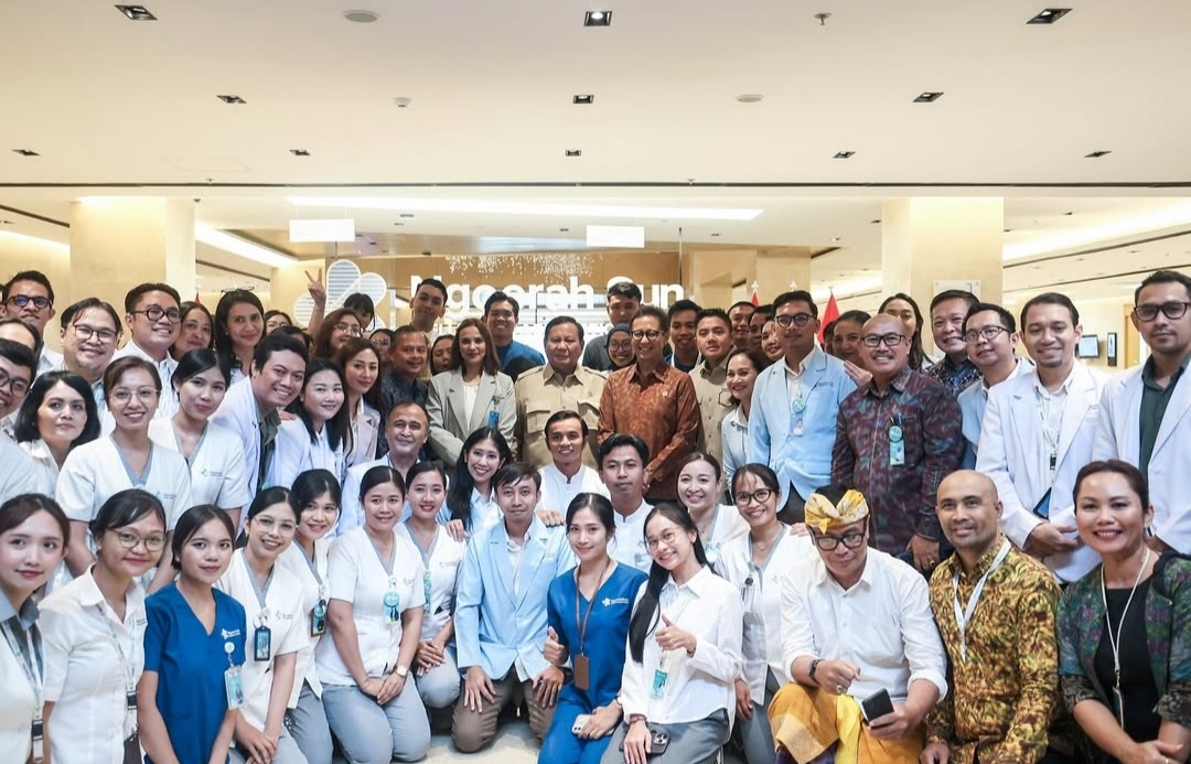 Presiden Prabowo resmikan KEK Sanur Bali menjadi destinasi pariwisata berbasis kesehatan (Ashar/Foto:TimMediaPrabowo/SinPo.id)