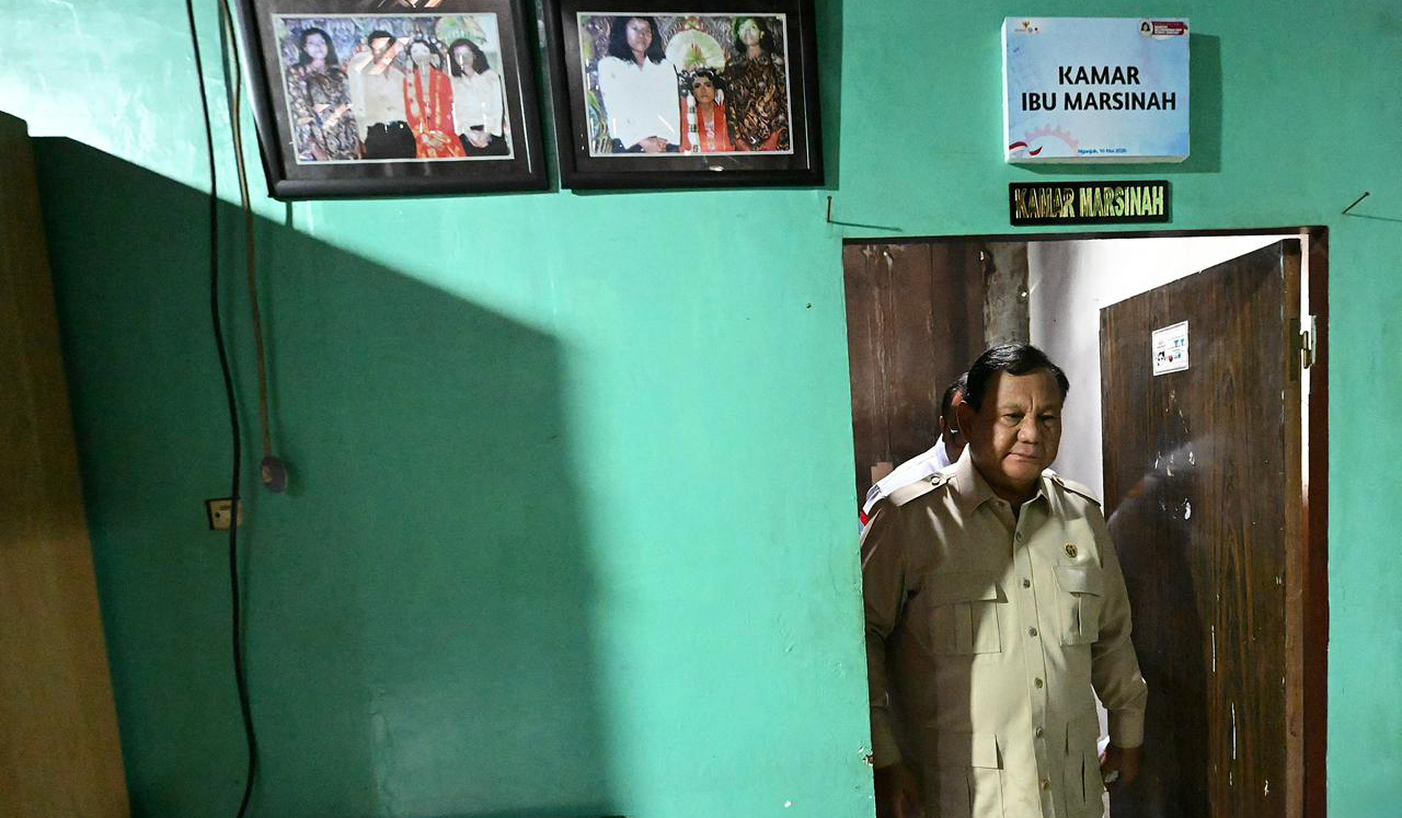 Prabowo resmikan museum ibu Marsinah. (Agus Priatna/BPMI Setpres/SinPo.id)