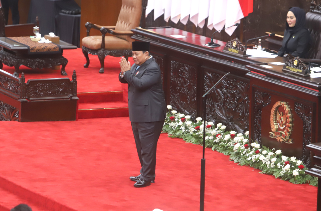 Presiden Prabowo Subianto menyampaikan Pidato Kerangka Ekonomi Makro (KEM) dan Pokok-Pokok Kebijakan Fiskal (PPKF) Anggaran 2027 (Ashar/SinPo.id)