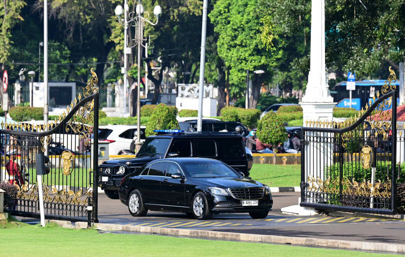 Presiden Prabowo Subianto menerima kunjungan kehormatan Tokoh Filantropi Dunia dan Pendiri Gates Foundation Bill Gates di Istana Merdeka (Ashar/Foto:Muchlis Jr-Setpres/SinPo.id)