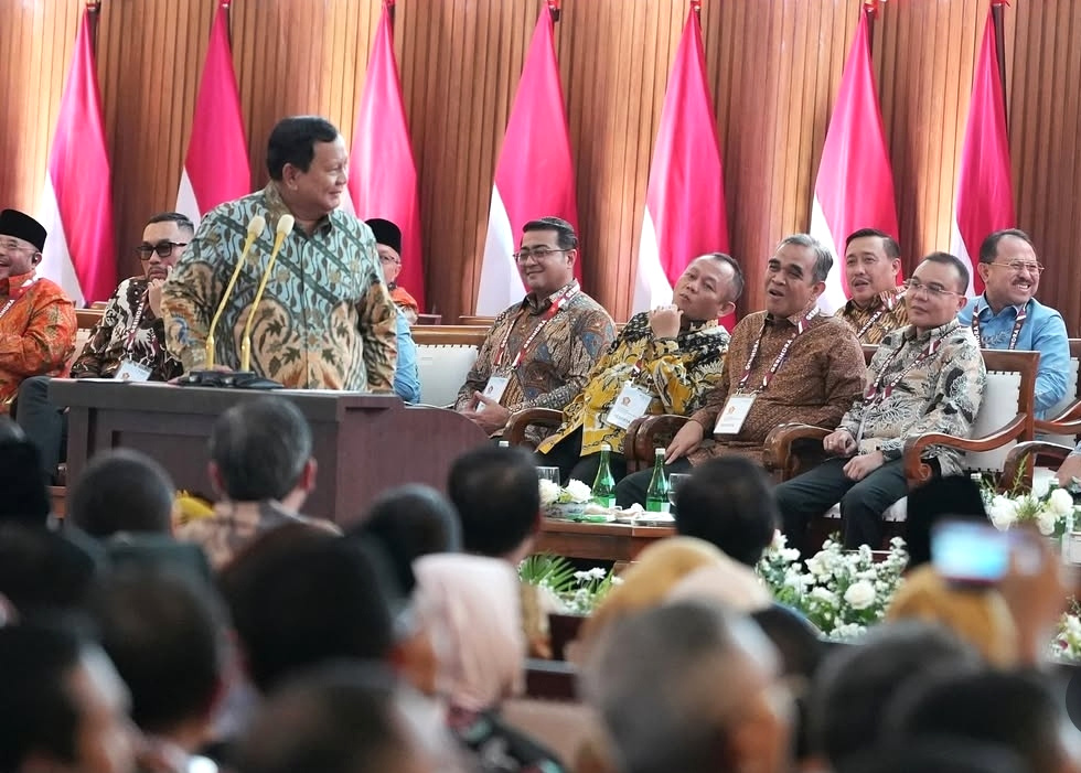 Presiden Prabowo mengundang para pemimpin KIM Plus untuk bersilaturahmi setelah Pilpres dan juga dalam peringati HUT Gerindra ke-17 (Ashar/SinPo.id)