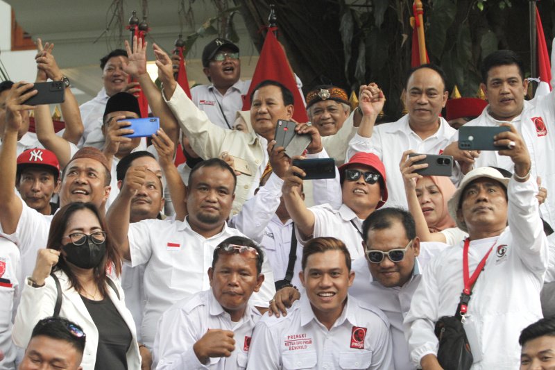 Projo Deklarasi dukung Prabowo Subianto Presiden 2024 (Ashar/SinPo.id)