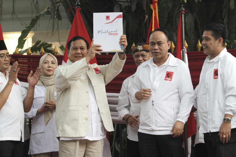 Projo Deklarasi dukung Prabowo Subianto Presiden 2024 (Ashar/SinPo.id)