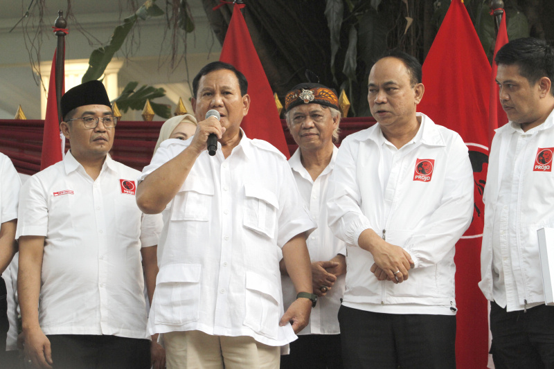 Projo Deklarasi dukung Prabowo Subianto Presiden 2024 (Ashar/SinPo.id)