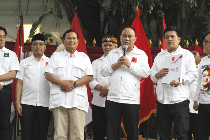 Projo Deklarasi dukung Prabowo Subianto Presiden 2024 (Ashar/SinPo.id)