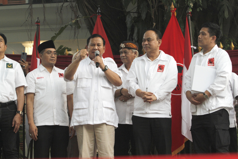 Projo Deklarasi dukung Prabowo Subianto Presiden 2024 (Ashar/SinPo.id)