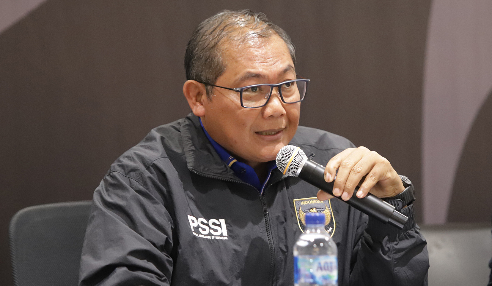 Konferensi pers PSSI. (Agus Priatna/SinPo.id)