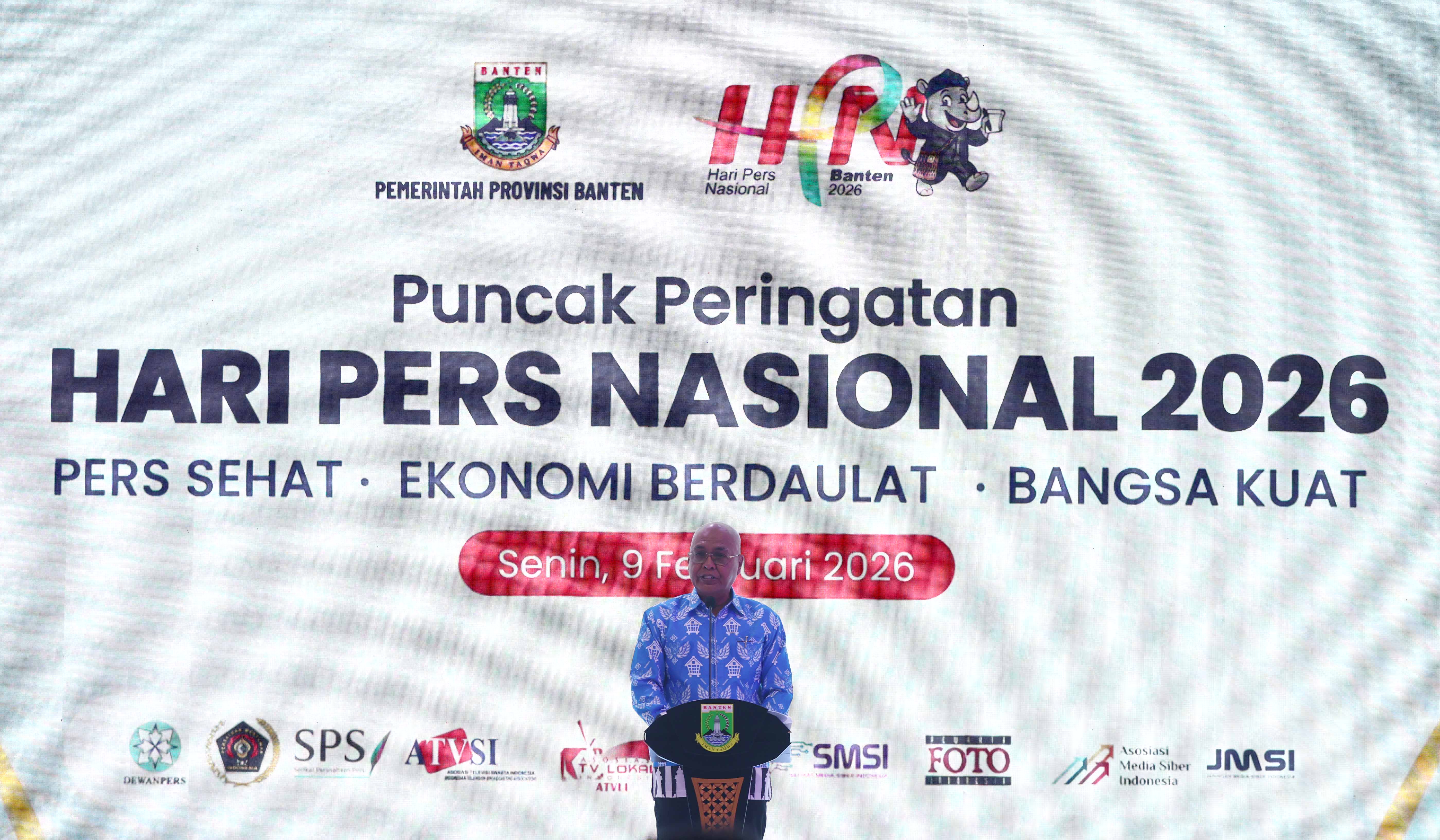 Peringatan Hari Pers Nasional. (Agus Priatna/SinPo.id)