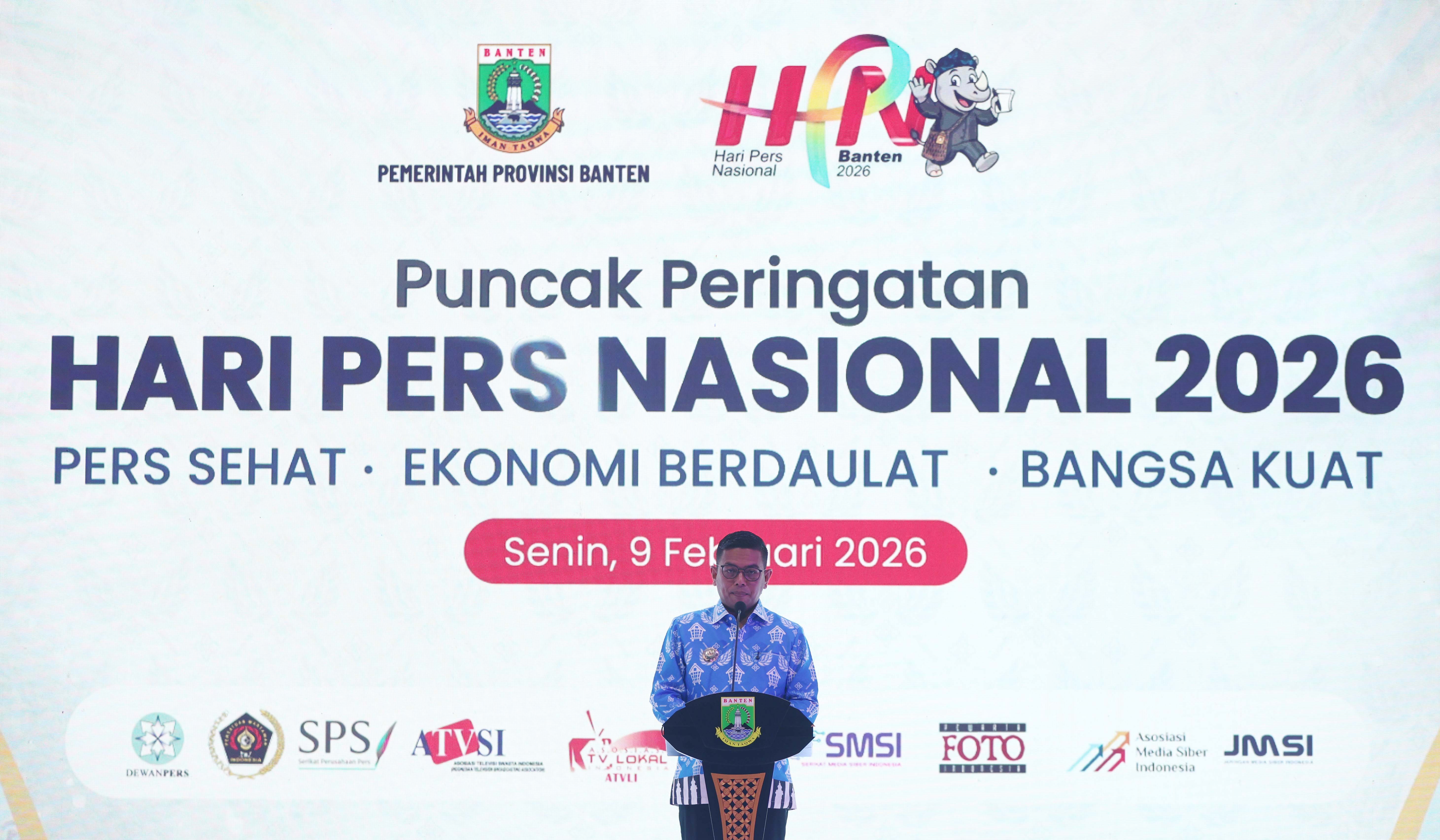 Peringatan Hari Pers Nasional. (Agus Priatna/SinPo.id)