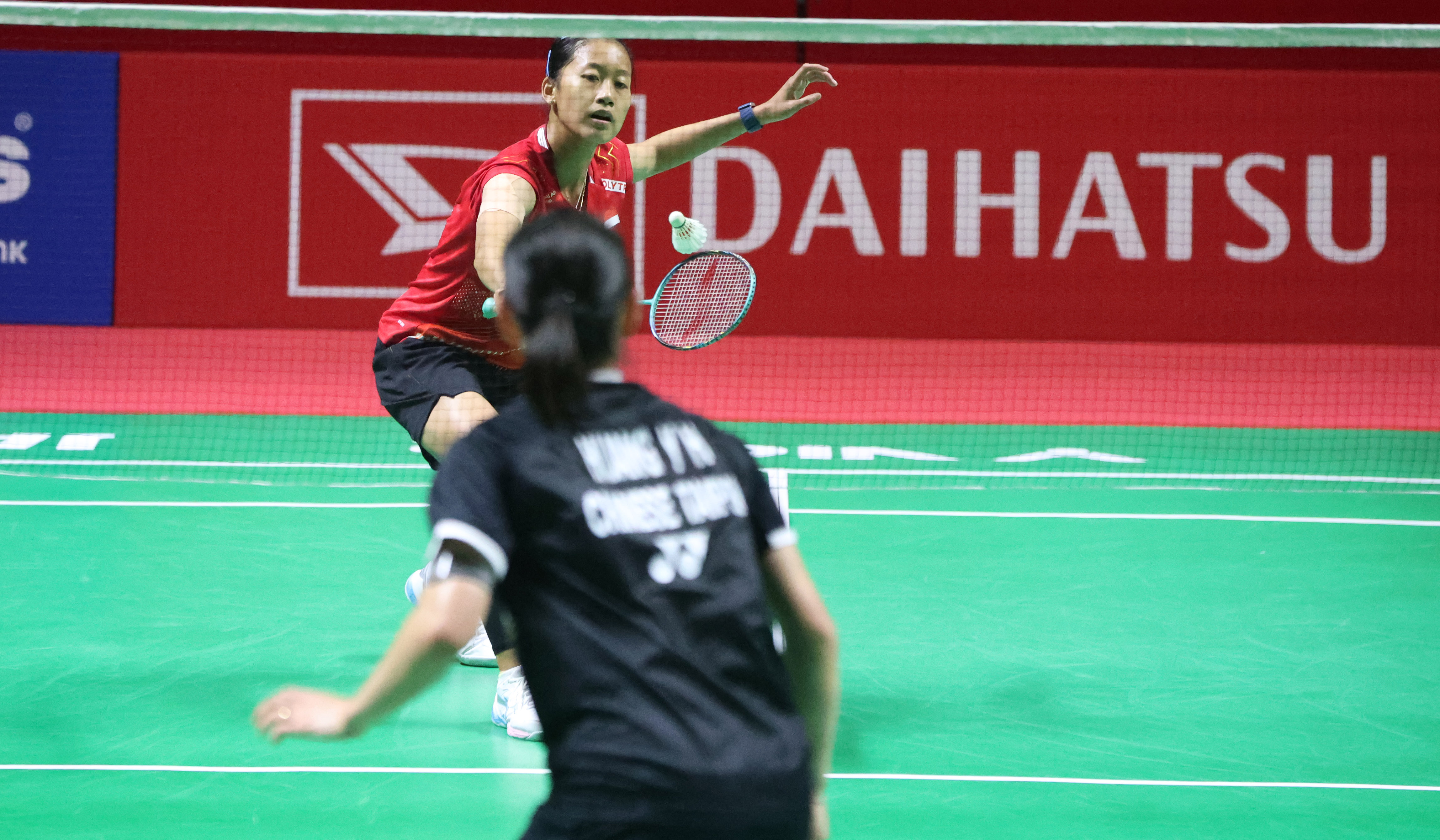 Tunggal putri Indonesia, Putri Kusuma Wardani, di ajang Indonesia Masters 2026. (Agus Priatna/SinPo.id)