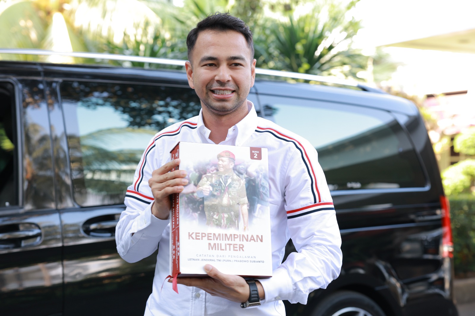 Raffi Ahmad mengunjungi kantor Menhan Prabowo