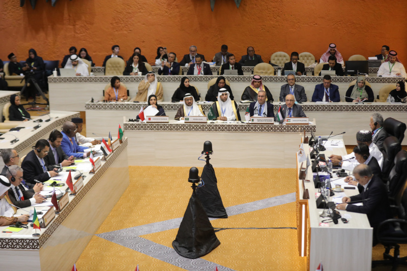 Ketua Badan Kerja Sama Antar-Parlemen (BKSAP) DPR RI, Mardani Ali Sera saat memimpin rapat komite Konferensi Ke-19 Uni Parlemen Negara Anggota Organisasi Kerja Sama Islam atau Parliamentary Union of the OIC (PUIC) tahun 2025 (Ashar/SinPo.id)