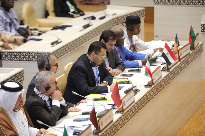 Ketua Badan Kerja Sama Antar-Parlemen (BKSAP) DPR RI, Mardani Ali Sera saat memimpin rapat komite Konferensi Ke-19 Uni Parlemen Negara Anggota Organisasi Kerja Sama Islam atau Parliamentary Union of the OIC (PUIC) tahun 2025 (Ashar/SinPo.id)