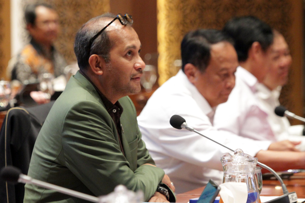 DPR menggelar Rapat Pansus membahas ruang pengelolaan udara (Ashar/SinPo.id)