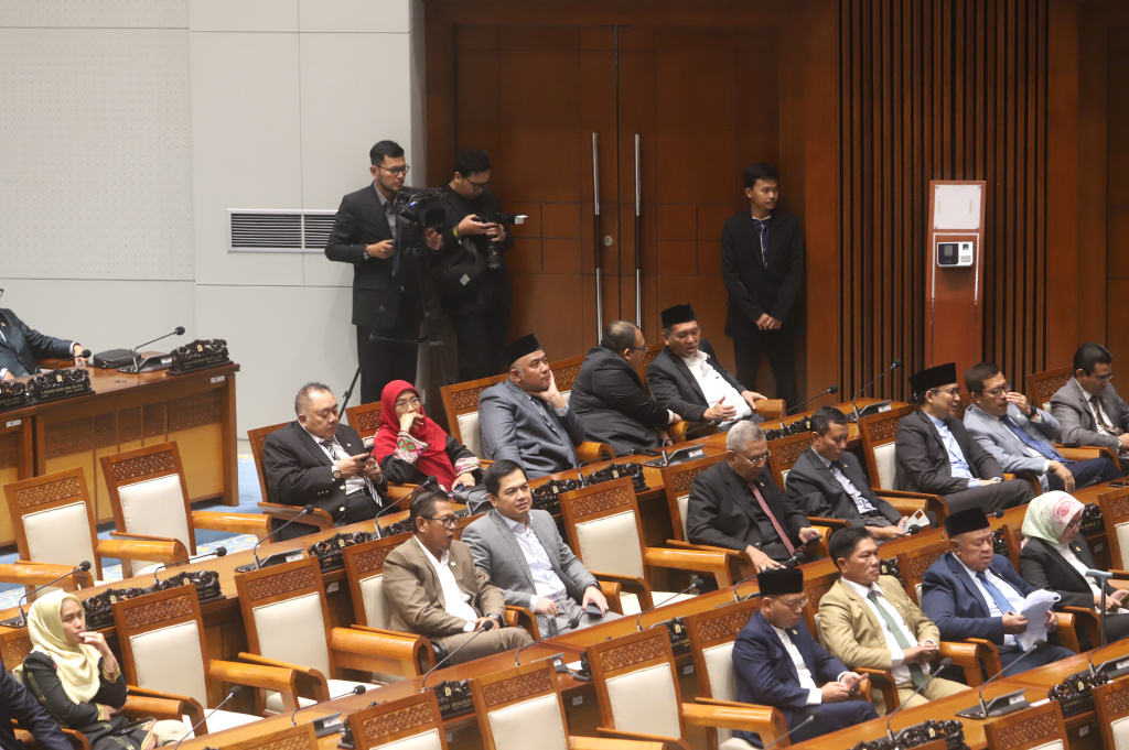 Pidato Ketua DPR Puan Maharani penutupan masa persidangan III (Ashar/SinPo.id)