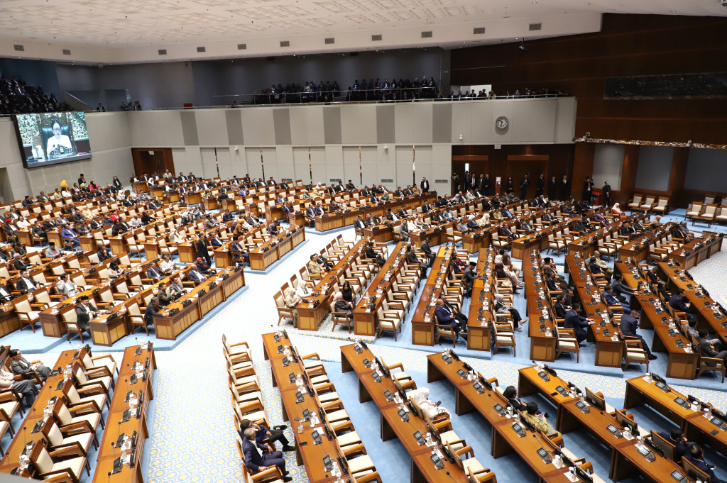 DPR menggelar Pembukaan Masa Persidangan III Tahun Sidang 2025-2026 (Ashar/SinPo.id)
